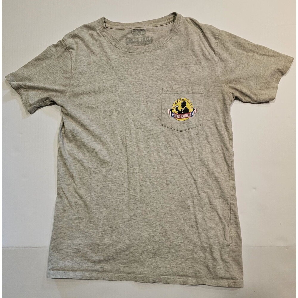 Rowdy Gentleman JFK John F Kennedy 1962 President Baseball Pocket T Shirt Mens M